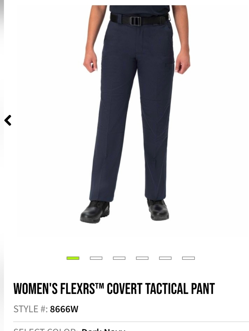 NWT Blauer Women's FlexRS Covert Tactical Pant - Dark Navy